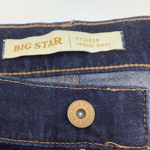 Big Star 1974 Mens Pioneer Regular Boot Jeans Blue Size‎ 38 x 31 - Picture 6 of 8